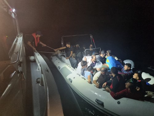 Muğla Açıklarında 23 Düzensiz Göçmen Yakalanmıştır