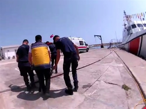 Mersin Açıklarında 1 Şahsın Tıbbi Tahliyesi Gerçekleştirilmiştir