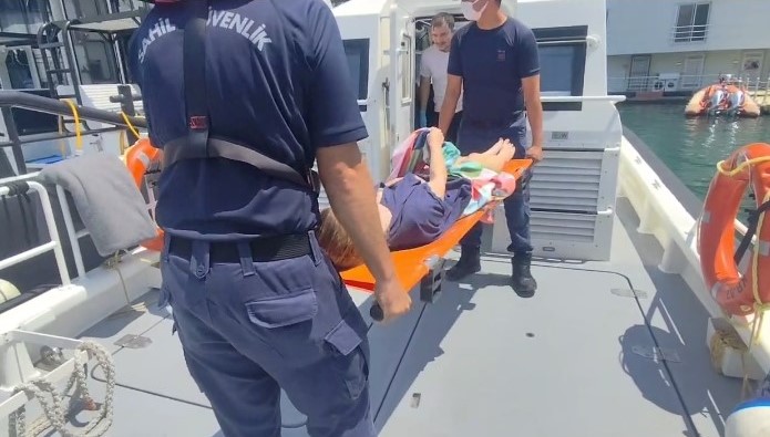 Muğla Açıklarında 1 Şahsın Tıbbi Tahliyesi Gerçekleştirilmiştir